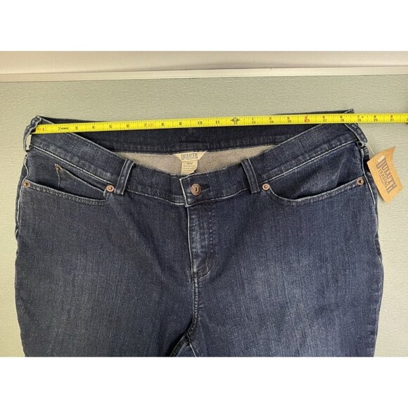 Duluth Women's Plus Daily Denim Capris Cropped Jeans Size 18W Cotton Blend - Picture 5 of 14